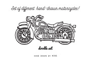 Set of hand-drawn motorcycles, an Object Illustration by WINS Doodle shop (Thumbnail 1 of 4)