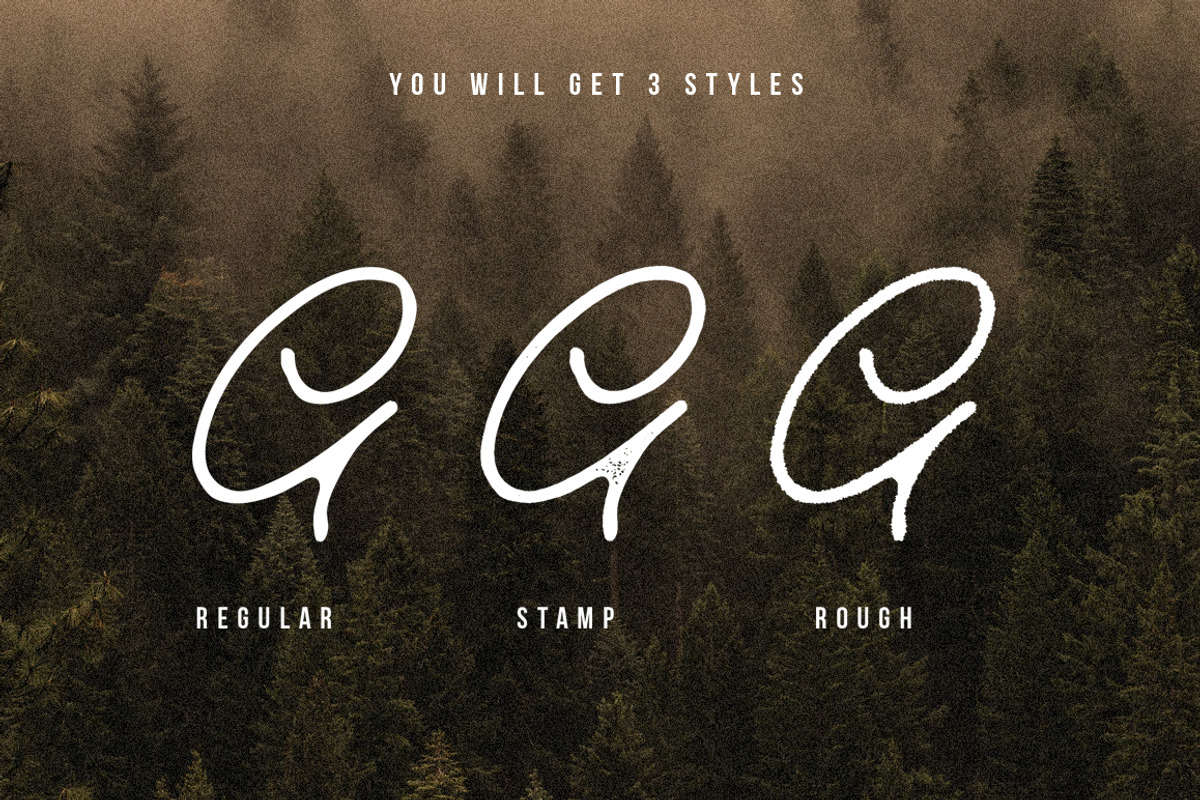 Old Bridges - Vintage Signature Font, a Script Font by Vultype Co. (Photo 9 of 13)