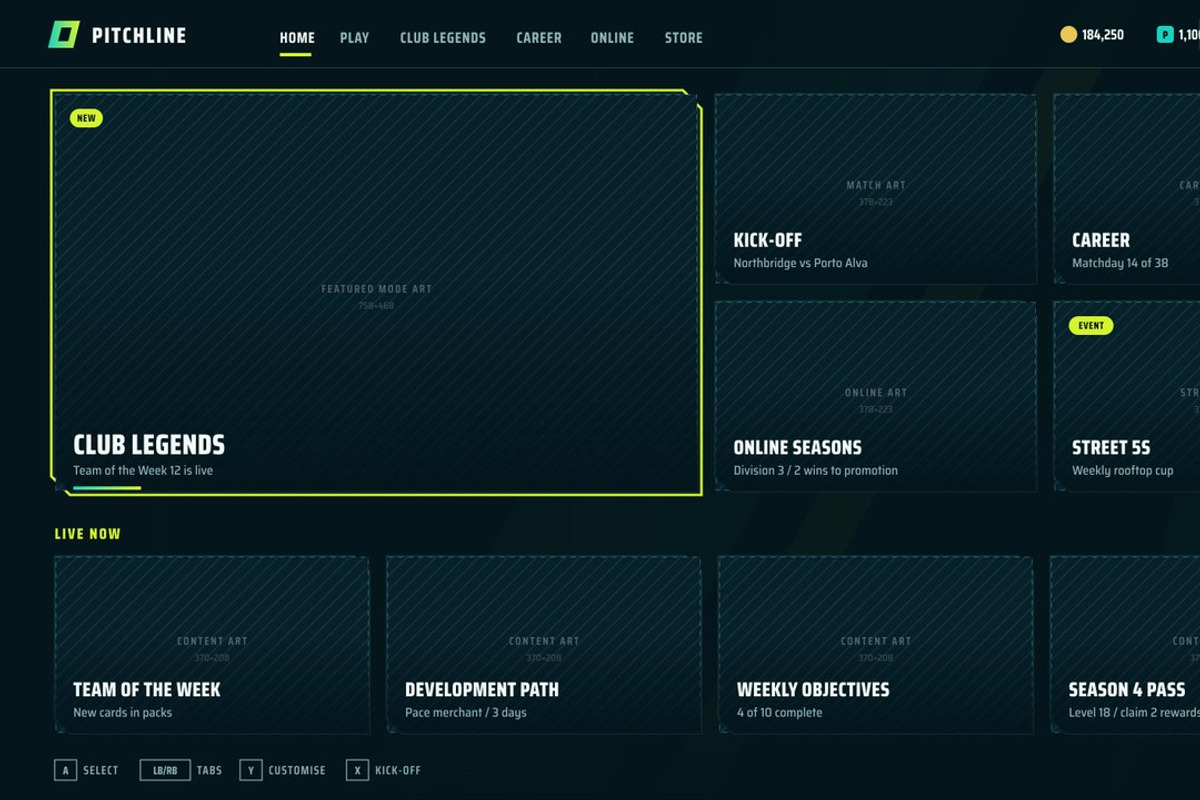 Football Game UI Kit, 100 Screens, an UI Kit Template by pawellpi (Photo 21 of 117)