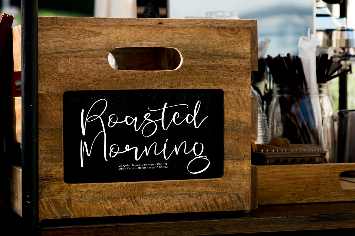 Break Flavor Modern Handwritten, a Script Font by Integritype Studio (Photo 6 of 15)