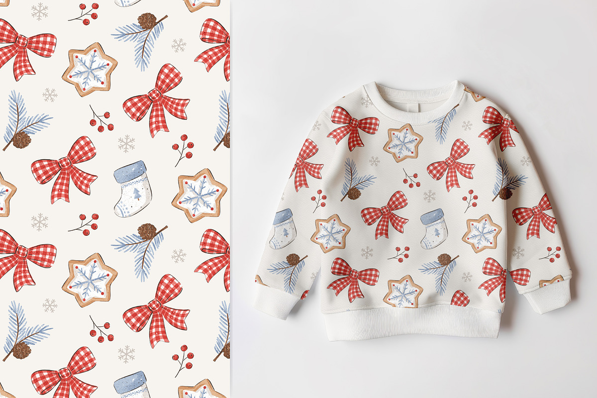 Winter holidays, a Pattern Graphic by Olena Kuznietsova (Photo 5 of 9)