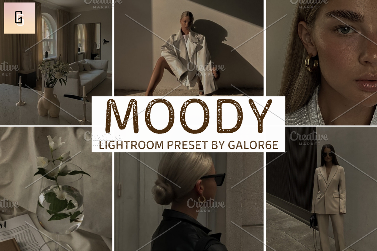 Lightroom Preset MOODY by GALOR6E, a Layer Style Add-On by GALOR6E PRESETS (Photo 1 of 2)