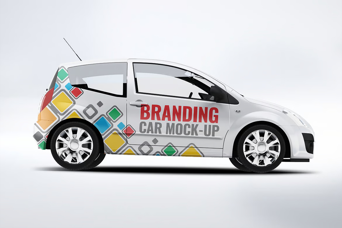 City Car Branding Mock-up, a Product Mockup by DesignRushMarket (Photo 8 of 8)