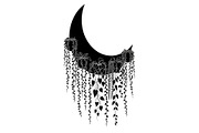 Hanging Moon with Plants Bundle, an Illustration by Designs_River (Thumbnail 25 of 31)