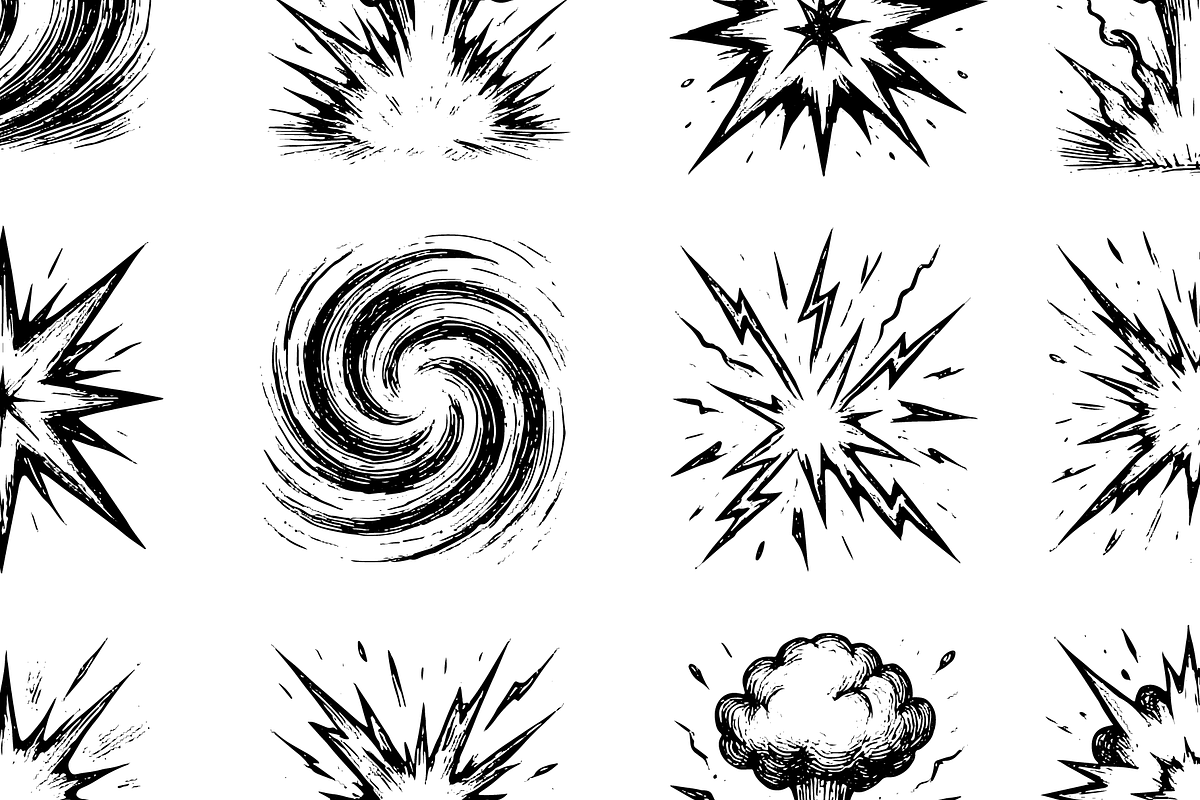Dynamic Explosion and Impact Effects, an Object Graphic by RT Studio (Photo 4 of 4)