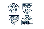8 logo basketball BUNDEL, a Templates & Theme by grindstudio (Thumbnail 3 of 3)