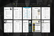 JOB HUNTER - Resume/CV Bundle, a Resume Template by bilmaw creative (Thumbnail 3 of 5)