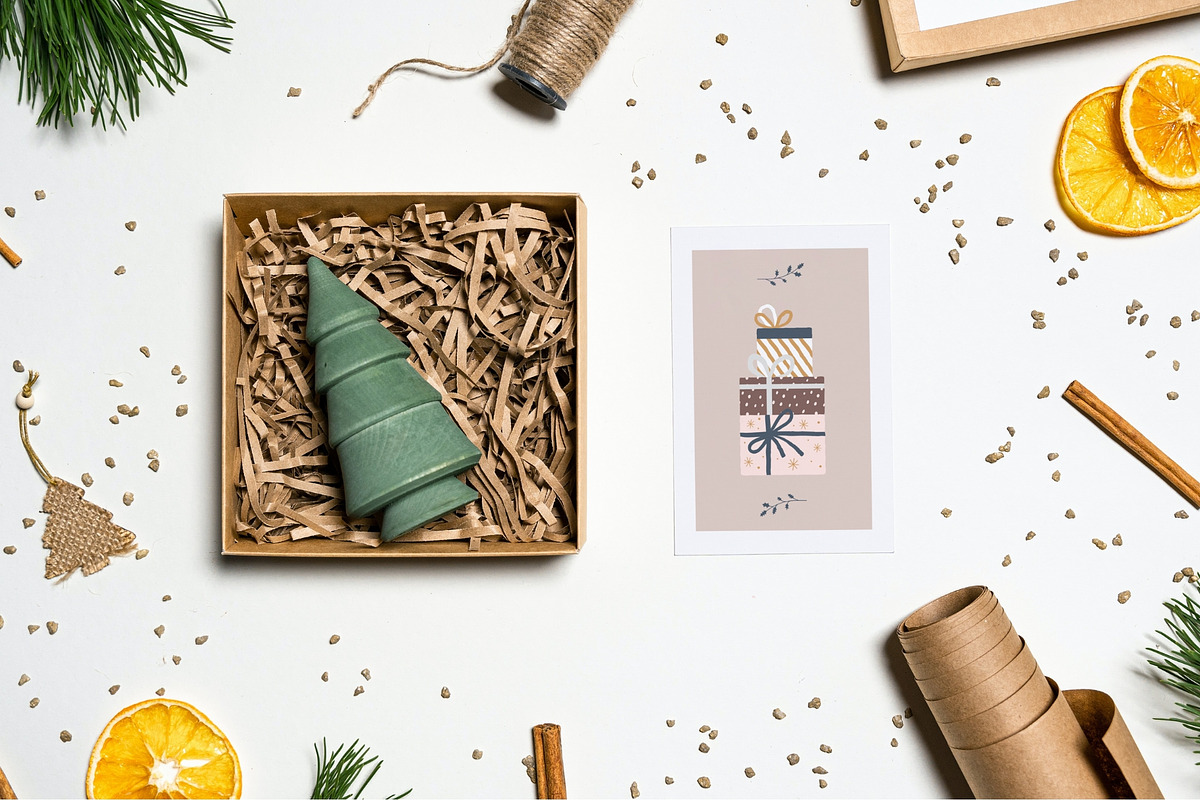 Hand Drawn Christmas Cards Bundle, a Card Template by maaariabouvier (Photo 17 of 19)