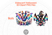 Iridescent Halloween Clipart 50, a Seasonal Illustration by Artisan Craft (Thumbnail 2 of 10)