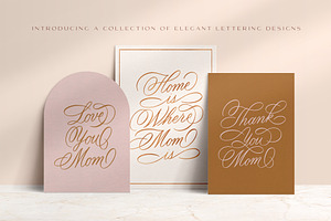 Happy Mother's Day Lettering