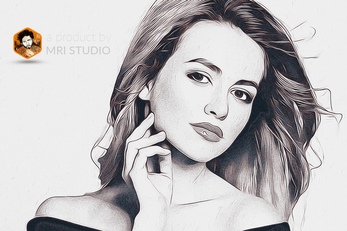 Digital Oil Art Photoshop Action, an Action Add-On by MRI STUDIO (Photo 2 of 10)