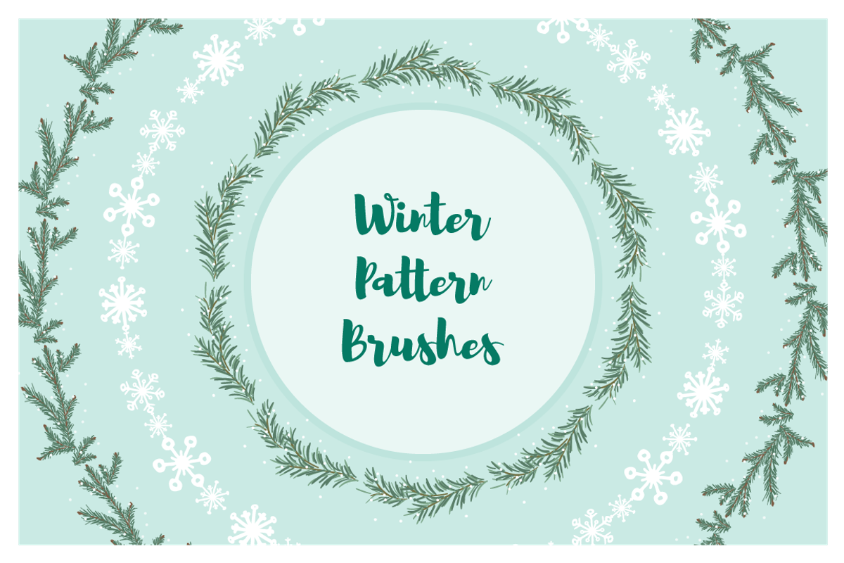 Winter Pattern Brushes