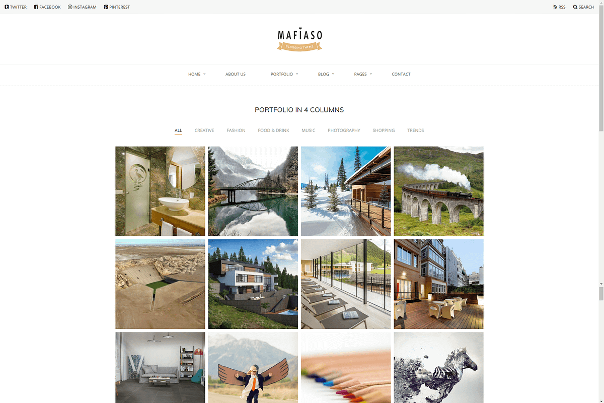 Mafiaso - Creative Blog WP Theme, a WordPress Template by FlyTemplates.com (Photo 10 of 12)
