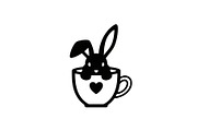 Cute Bunny Coffee Cup Vector Bundle, an Illustration by Designs_River (Thumbnail 28 of 49)