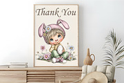 Whimsical Easter Boys Clipart Bundle, an Illustration by RobertsArt (Thumbnail 3 of 6)