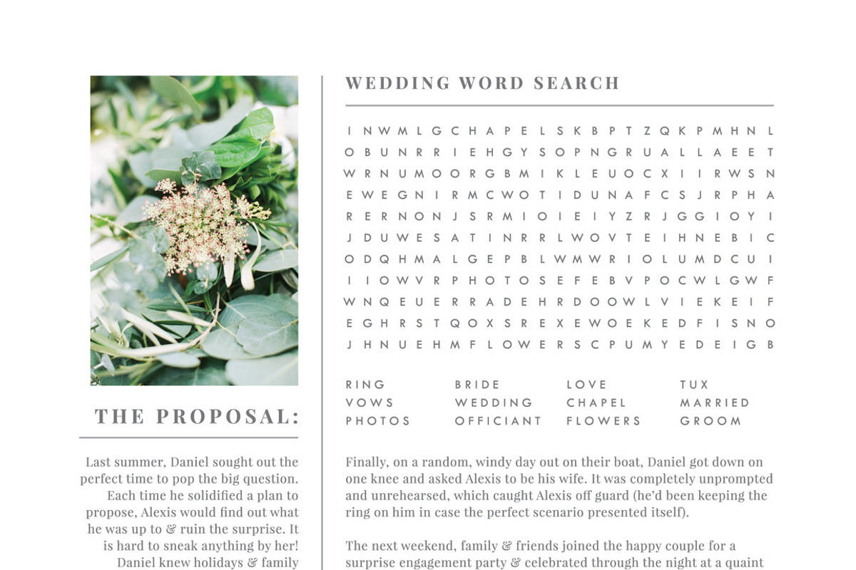 Wedding Newspaper Template, a Flyer Template by roselindoco (Photo 3 of 5)