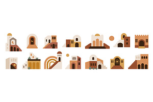 Architecture bohemian elements, an Object Illustration by YummyBuum