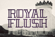 Royal Flush Typeface, a Serif Font by Jordan Burgen Design (Thumbnail 1 of 6)