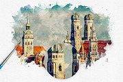 Watercolor Studio Watercolor Effect, an Action Add-On by DesignRocket (Thumbnail 3 of 9)