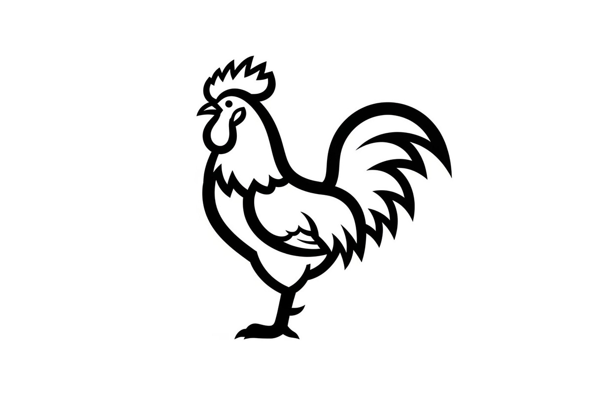 Rooster Chicken Silhouette Bundle, an Illustration by Designs_River (Photo 35 of 51)