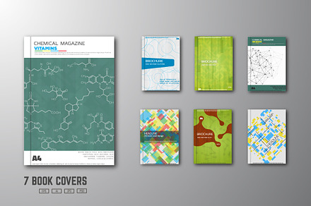 Set of book cover designs