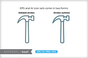 Minimal tool icons, an Outline Icon by Picture Window (Thumbnail 4 of 5)