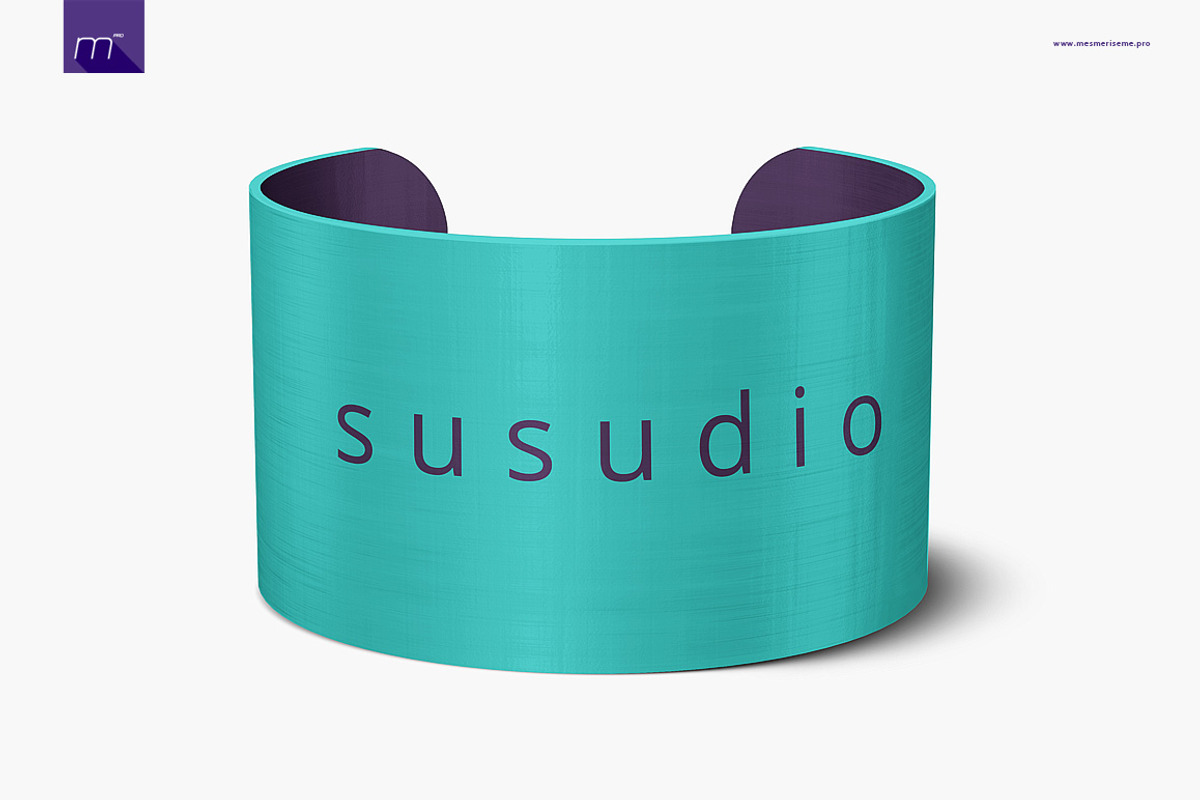 Cuff Bracelet Mock-up, an Advertising Mockup by BlackMocca (Photo 3 of 7)