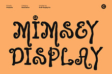 CS Mimsey – Decorative Font