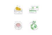 58 Cute Outline Vector Illustrations, a Finance Illustration by BadBrother (Thumbnail 7 of 20)