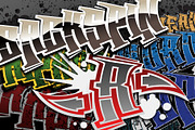 BackSpin Graffiti Font Family, a Font by Graffiti Fonts® (Thumbnail 1 of 4)