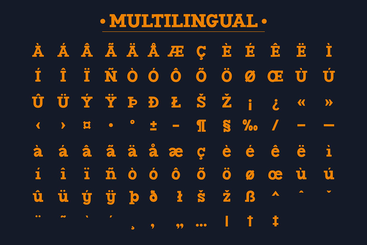 Fox Pizza Font, a Slab Serif Font by Fox7 By Rattana (Photo 8 of 11)