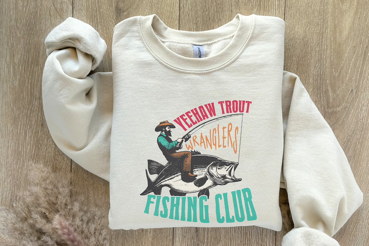 Trendy Western Fishing Club PNG, an Illustration by SharpMarketplace (Photo 8 of 9)
