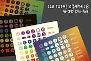 192+ Chakra Symbols with BONUS Icons, an Object Graphic by Lindsay Hartwell (Thumbnail 2 of 4)