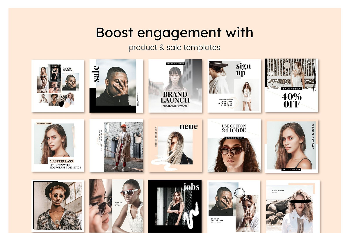 Style Instagram Feed Templates, a Social Media Template by Cultive Creative (Photo 10 of 13)