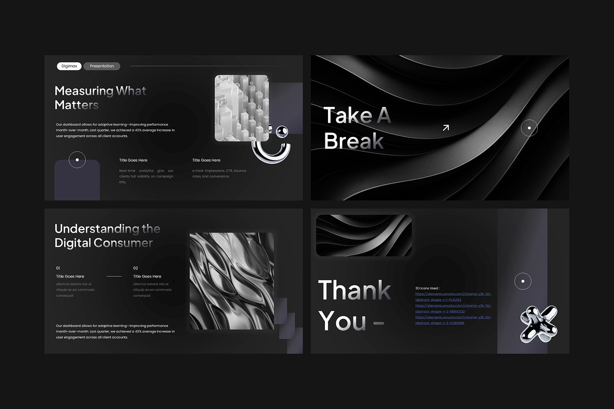 Digital Marketing Presentation, a Presentation Template by Eklip Studio (Photo 4 of 6)