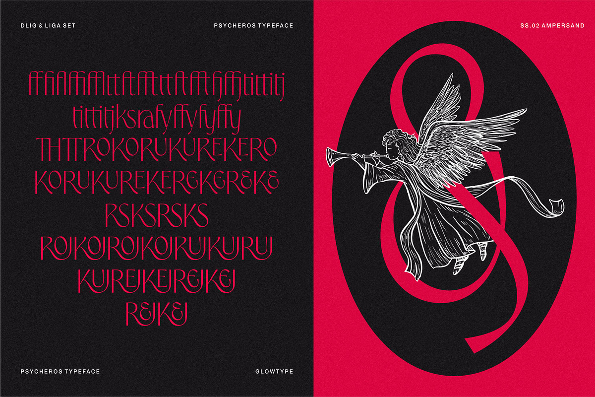 PSYCHEROS TYPEFACE, a Sans Serif Font by Glowtype (Photo 12 of 12)