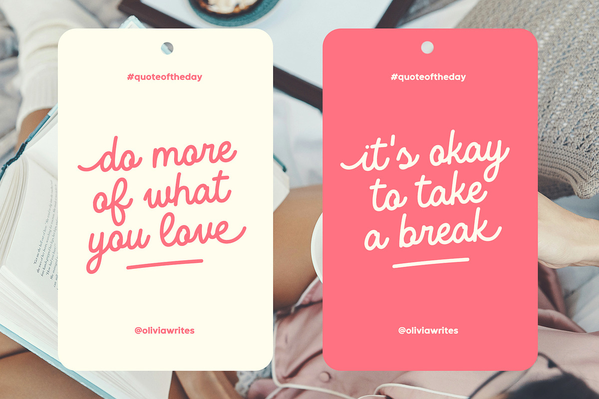 Luckydip Smooth Script Font, a Script Font by Sam Parrett (Photo 5 of 8)