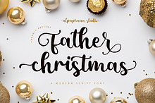 Father Christmas-Modern Script Font