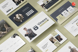 Video Production Company PowerPoint, a Presentation Template by Pixslides