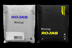 Bubble Bag Postage Mockup - Rojas