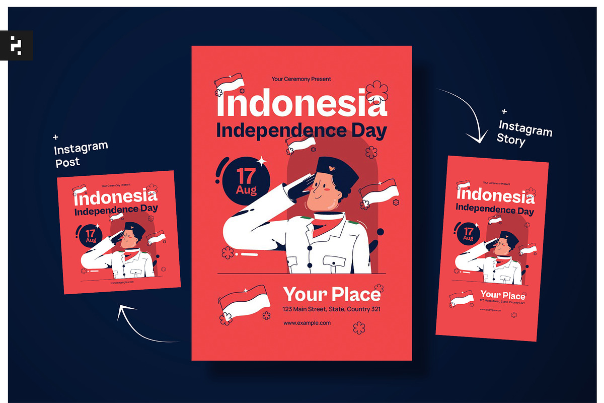 Indonesia Independence Day Flyer, a Flyer Template by Neermana (Photo 1 of 4)