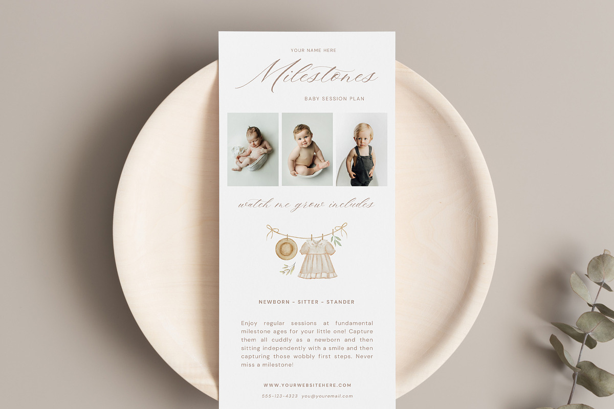 Milestone Pricing Guide Canva, a Templates & Theme by Sweet Little Muse (Photo 1 of 4)
