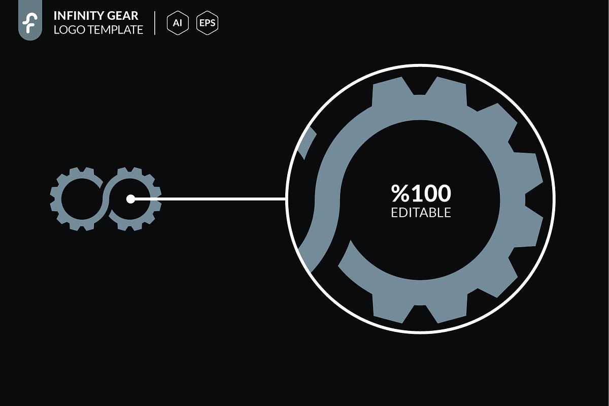 Infinity Gear Logo, a Branding & Logo Template by ft.studio