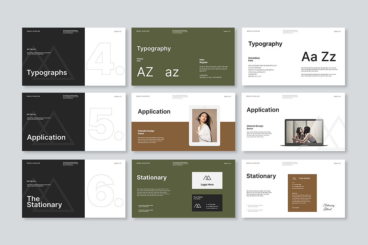 Brand Guideline Presentation, a Templates & Theme by Slide_Genius1 (Photo 6 of 6)