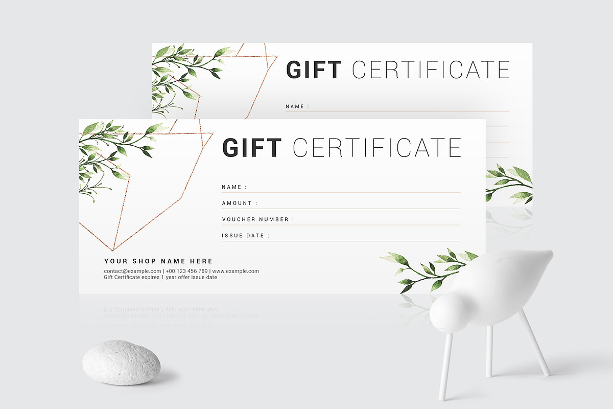 Gift Certificate, a Card Template by Amit Debnath (Photo 3 of 6)