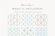 Grandmillennial Seamless Pattern, a Pattern Graphic by Invite to Clipart (Thumbnail 4 of 12)