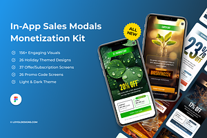 In-App Sales Modals Monetization Kit, a Marketing Template by LoyolDesigns