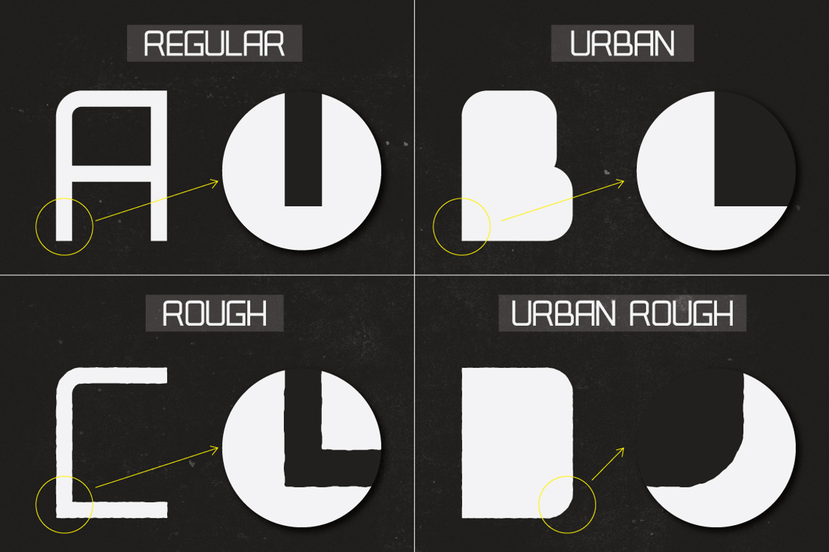 Realtech Typeface preview 2