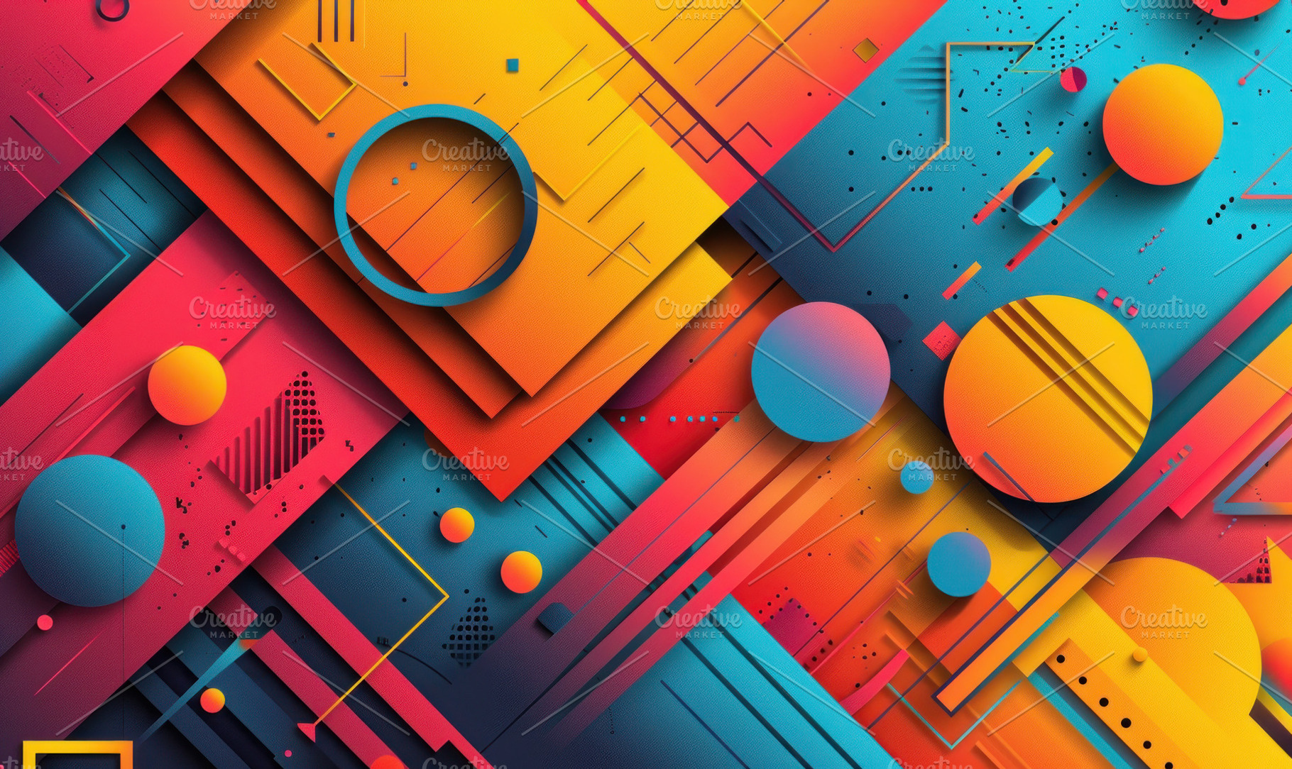 A vibrant and colorful abstract imag, a Photo by LOGOCREATIVE