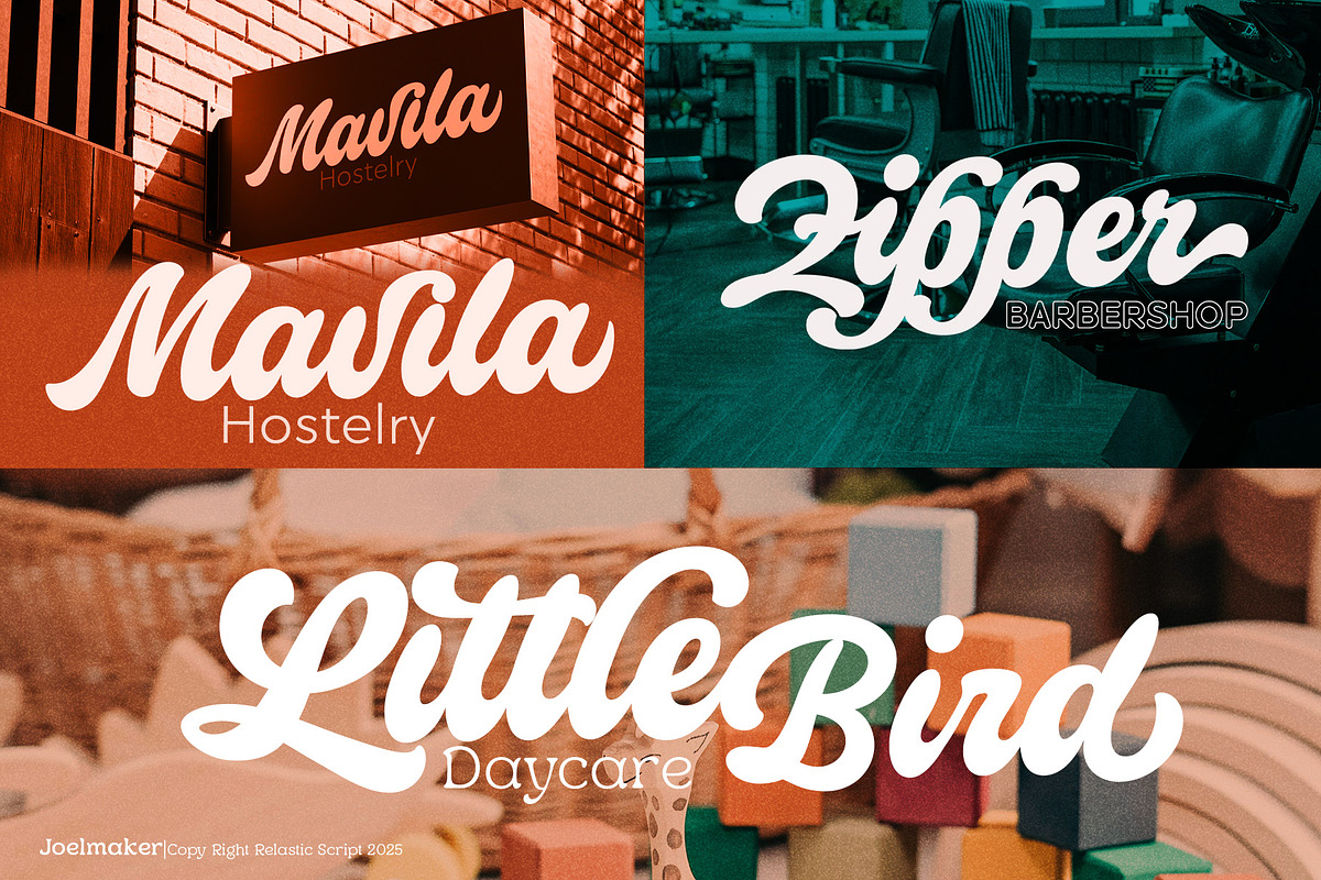Relastic Script, a Script Font by joelmaker (Photo 6 of 18)